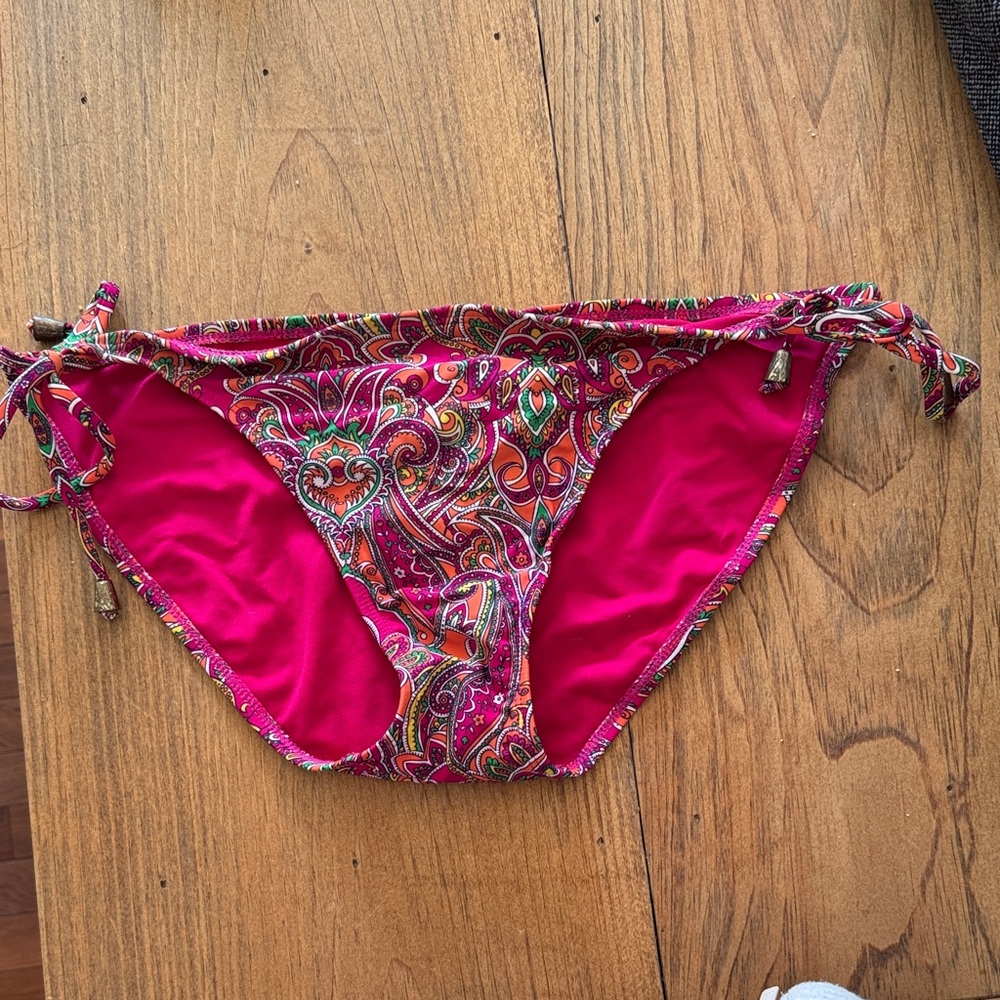 Old Navy Pink Paisley Bikini Bottom